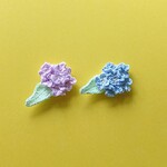 紫陽花のパッチンどめ