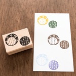 新：使い方色々♪丸まる模様 小花 ドット 点線.