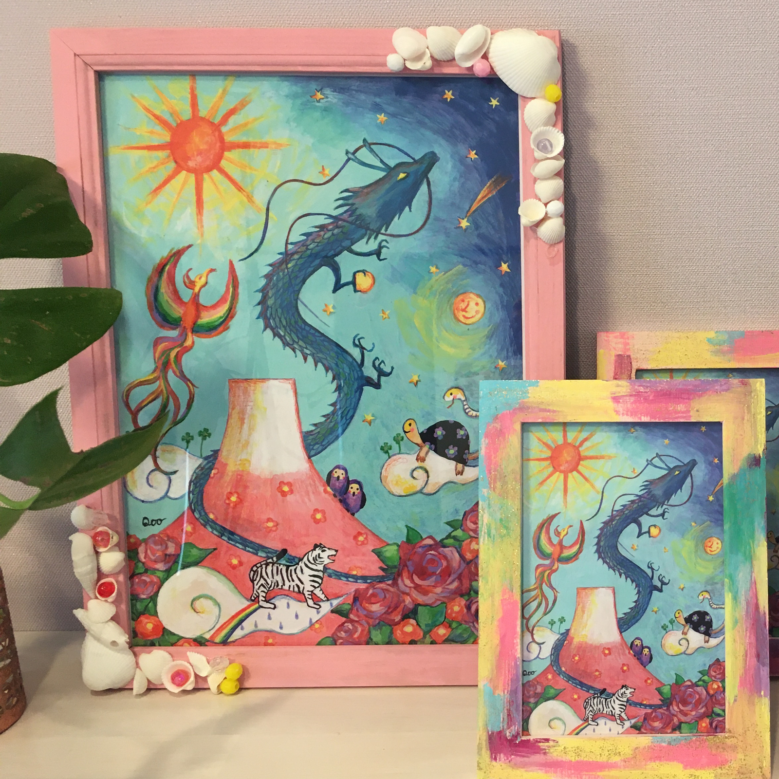 サイズ 開運 縁起の良い 四神さまと 可愛い梟と赤富士とお花のカラフルな癒しのイラスト 同柄2枚セット Minne 日本最大級のハンドメイド 手作り通販サイト サイズ 開運 縁起の良い 四神さまと 可愛い梟と赤富士とお花のカラフルな癒しのイラスト 同柄2枚セット Minne 日本最大級のハンドメイド 手作り通販サイト