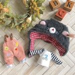 プチブライスサイズ　ベロ出しくまちゃんコーデセット（B P）