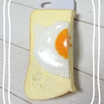 食品サンプル☆食パン&目玉焼きのiphone5  5sケース