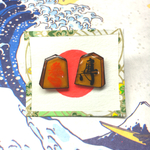 将棋 駒のピアス
