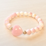 ピンクのほっぺ！クィーンコンクシェル　ブレスレット