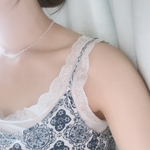 ice 얼음 ビーズネックレス