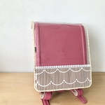 新柄入荷♪再販＊女の子向け♡切替柄と縁取りが選べる＊透明ランドセルカバー