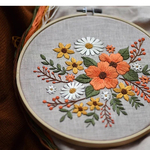22花模様　刺繍作成キット