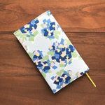 【新書】紫陽花のブックカバー（ライトブルー）