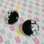 【送料無料】牛柄ピアス