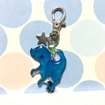 ラプトル🦖チャーム＆ピンバッジSET