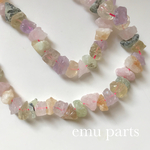 colorful水晶いびつ型beads6p