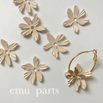metal flower off-white4p