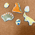 刺繍ワッペン　恐竜　男の子