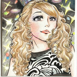 レトロ似顔絵 昭和の少女マンガ風 70年代少女漫画の乙女や王子様風にがおえオーダー 手描きイラスト原画 ハンドメイドマーケット Minne