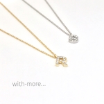 【新作】A〜Z選べる♡イニシャルネックレス♡ゴールド♡シルバー♡14kgf チェーンネックレスへ変更可♪