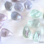 フローライト(蛍石) マルチカラー ドロップ（1セット/3個）