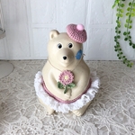 【miinyao様専用】しろくま貯金箱 お花スカートセットとお誕生日セット🎂