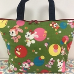 保冷バッグ ランチバッグ  レトロ調