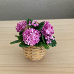紫陽花　ミニチュア花籠　3