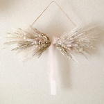 リボンスワッグ　　beige pink