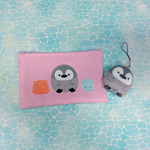 ペンギンさんポーチ＆マスコット セット