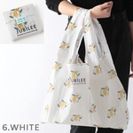 折りたたみエコバック ペットボトル再生エコトートバッグ 北欧サステナブルデザイン jr-eco1-white
