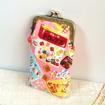 駄菓子パッケージAGペンケース眼鏡入れサイズ がま口ポーチ