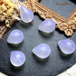 New❤︎【4pcs】オパール❤︎アイスぽってり雫　ドロップビーズ
