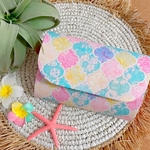 «Ｔ様 専用»  フラワーモロッカン柄母子手帳ケース  Ｍサイズ   マルチケース