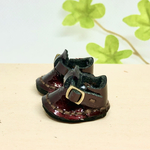 革細工  ぬい用ストラップシューズ　一足　miniature boots.