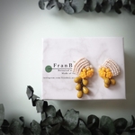 Banana Pudding Square Pierce no.3 (Earring)