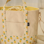 【anpan419様専用】パイナップル 帆布トートバッグ【送料無料】
