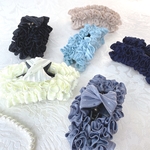 縫わないフリルリボン♡ヘアクリップ