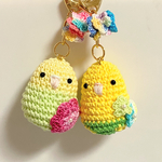 [pikopiko988様⭐︎ 専用ページ]  おまんじゅうインコちゃんのチャーム