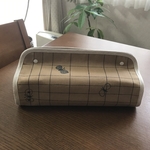 ティッシュカバー✳︎サイズ2 ミナペルホネン choucho  ベージュ　