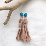 フリンジ結び❁⃘ピアス＆イヤリング