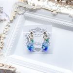 揺れる琥珀糖【紫陽花ソーダ】ピアス／イヤリング
