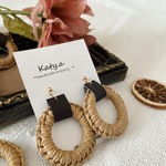 ラタン ピアス、イヤリング　◯夏　人気　ラタン　ランキング