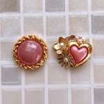 ボタンアクセサリー(ピアス・イヤリング)
