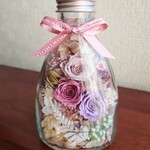 アンティーク風ボトルフラワー＊ハーバリウム