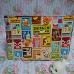 sale！はいから横町マッチ箱柄ポーチ♪ベージュ！通帳入れ、母子手帳。