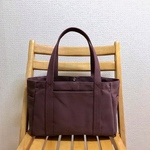 「ポケットトート」横長サイズ「アズキ」帆布トートバッグ 倉敷帆布8号