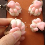 もぎたて？肉球ストラップ～激おこ～（茶ミケ）