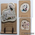 vivian様オーダーメイド　うちの子刺繍ブローチ
