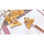 SummerYELLOW (貝殻入りバージョン)手帳クリップ