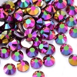1440粒ss20フラットガラスストーン（メッキゴールドAB）