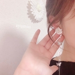 𝐵𝓊𝓉𝓉𝑒𝓇𝒻𝓁𝓎 ❤︎ パールロングバタフライピアス