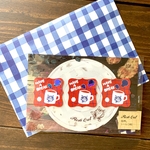 Fresh Cat 箔押しフレークシール（3枚）