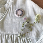 刺繍ブローチ