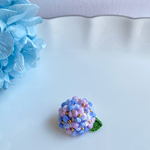 紫陽花のブローチ-パープル-