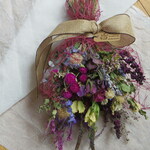 ブルーパープル系のスワッグ